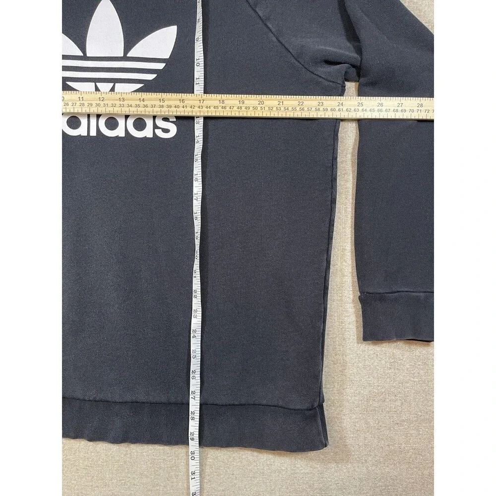 Adidas Trefoil Logo Crewneck Sweatshirt – Men’s XL Black Casual Warm